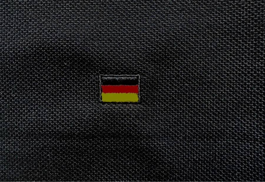 Herren T-Shirt schwarz Deutschlandflagge