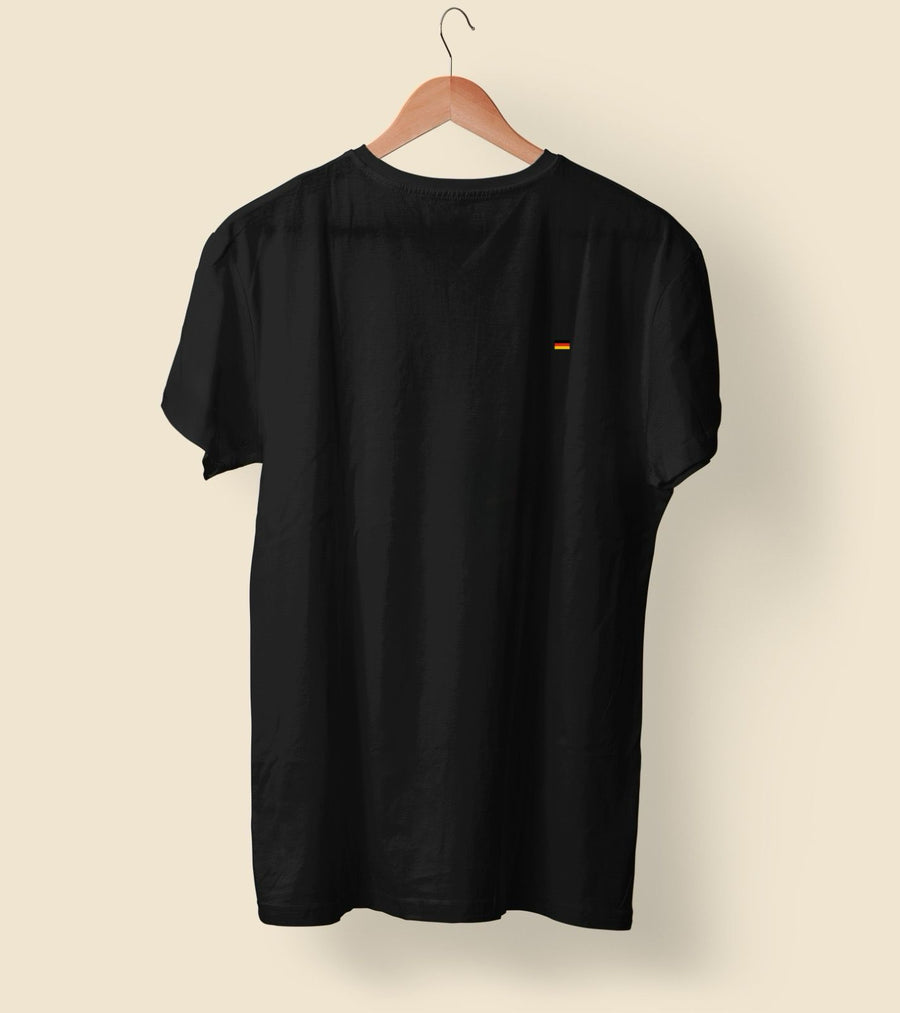 Herren T-Shirt schwarz Deutschlandflagge
