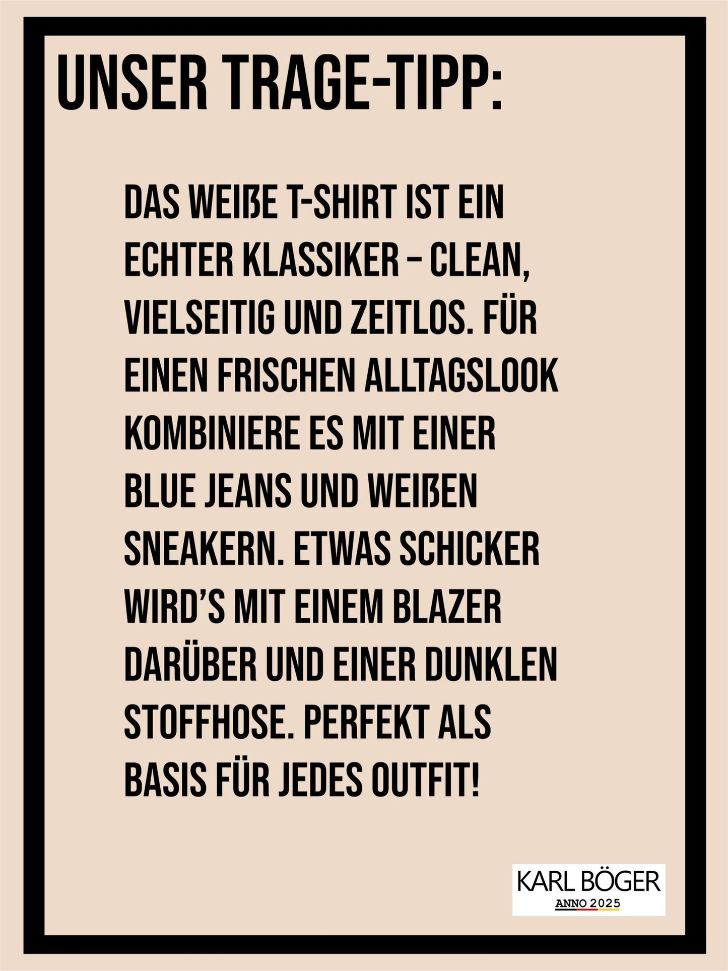 Herren T-Shirt weiß