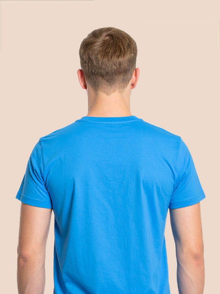 Herren T-Shirt hellblau Deutschlandflagge
