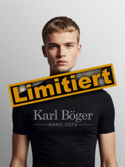 Herren T-Shirt schwarz Anno 2025