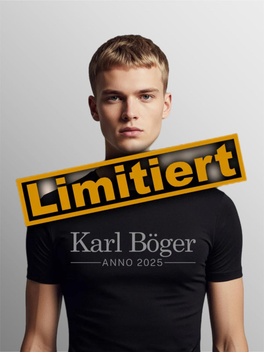 Herren T-Shirt schwarz Anno 2025