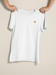 Herren T-Shirt weiß Deutschlandflagge